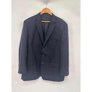 Lauren Ralph Lauren 50L Wool Blazer Jacket Sport Coat Navy‎ Blue Mens